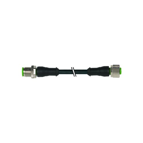 7000-40041-6150500 Murrelektronik Stecke gerade M12 auf Buchse PVC-JB 5x0,34 5m Produktbild Front View L