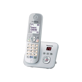 KX-TG6821GS Panasonic Telefon Schnurlos Telefon mit AB 15h silber Produktbild front M