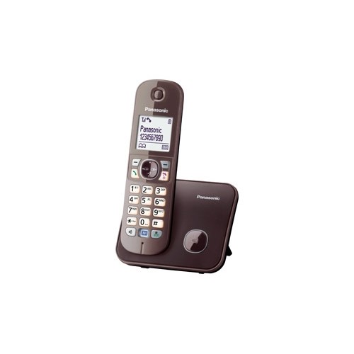 KX-TG6811GA Panasonic Telefon Schnurlos Telefon schwarz Produktbild Front View L