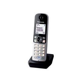 KX-TGA681EXB Panasonic Telefon Mobilteil schwarz/silber Produktbild