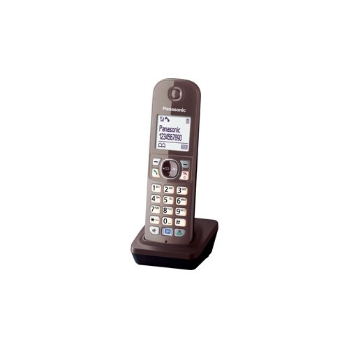 KX-TGA681EXA Panasonic Telefon Mobilteil mocca-braun Produktbild Front View L