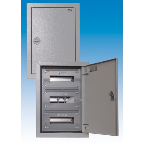 UFM-2B/IP44 MEHLER UP-Flachverteiler 550x740x110  IP44  / TN-NETZ Produktbild Front View L