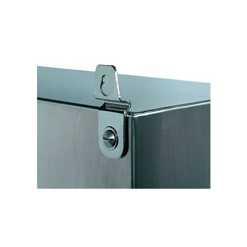 NSYPFC2X Schneider E. 4 Stk. Wandbef. Lasche edelstahl 316L Produktbild Front View L