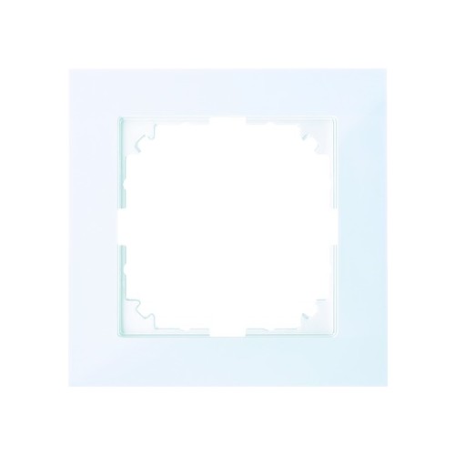 MEG4010-3625 MERTEN Rahmen 1-fach M-Pure aktivweiß Produktbild Front View L