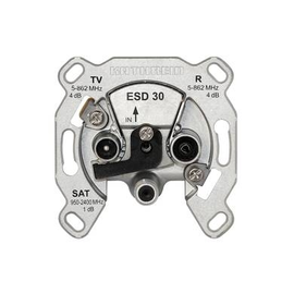 274209 Kathrein ESD 30 3-f. SAT-Antennen Einzelanschlussdose Produktbild front M