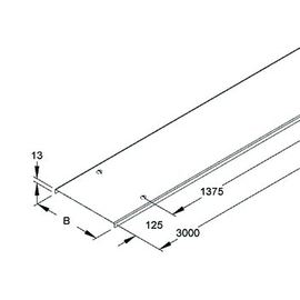 RDV100 Niedax Kabelrinnendeckel Produktbild