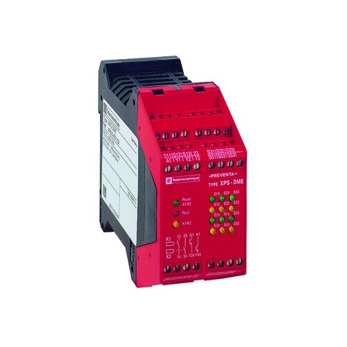 XPSDME1132 Schneider E. Sicherheitsmodul für cod. Magnetschalter Produktbild Front View L