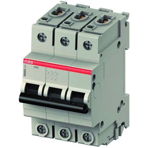 2CCS473001R0044 ABB Leitungsschutz- schalter S453M-C4 4A 3-pol. Produktbild Front View L