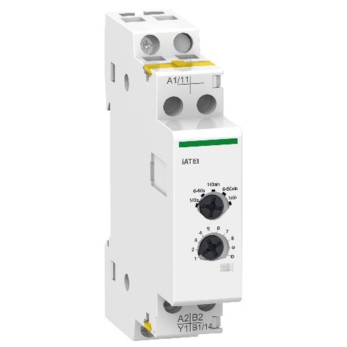 A9C15419 Schneider E. ZEITRELAIS ATET 24-230VAC / 24-110VDC iCT Produktbild Front View L