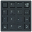 AMI10300-0057 TCS Tastaturmodul mit Codeschlossfunktion Schwarz eloxiert Produktbild front S