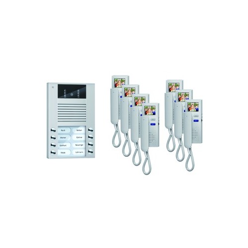 PVE1570-0010 Tcs Video-Türsprechanlage AP für 7 Wohneinheiten Produktbild Front View L