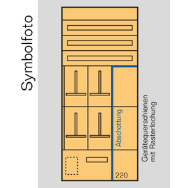 EC8SV ERA Zählerverteilereinsatz +Schwachstromfeld bxhxt=696x1700x155mm Produktbild