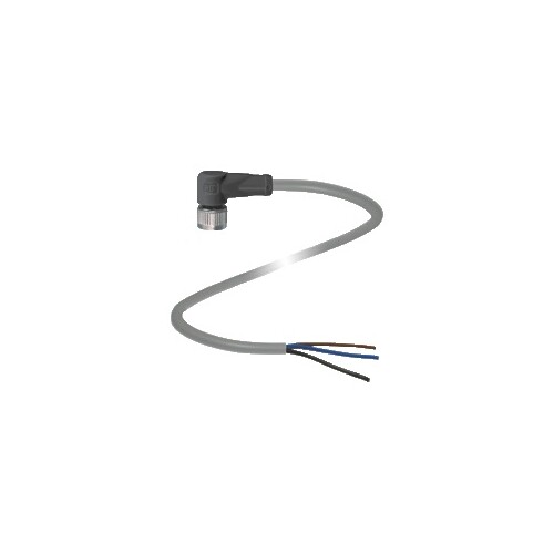 116450 Pepperl & Fuchs Kabeldose 3-pol. M12 mit 5m Kabel 3x0,34mm² Produktbild Front View L