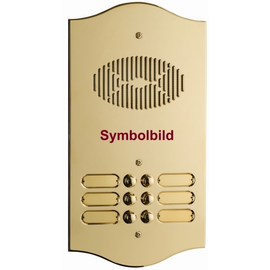 OD1001PVDL Fermax Castello Messing Türstation 1 Ruftaste 1-reihig Produktbild front M