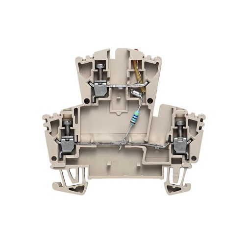 1023600000 WEIDMÜLLER WDK 2.5 LD RT 24VDC +- Bauelement-Reihenklemme Produktbild Front View L