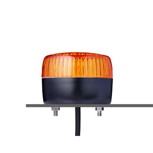 861501405 Auer LED Signalleuchte 24VAC/DC Dauer-/Blinkleuchte orange IP67 Produktbild Front View L