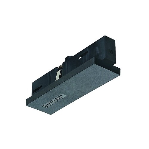 145530 SLV Mitteleinspeisung schwarz Eutrac 3-Phasenschiene Produktbild Front View L