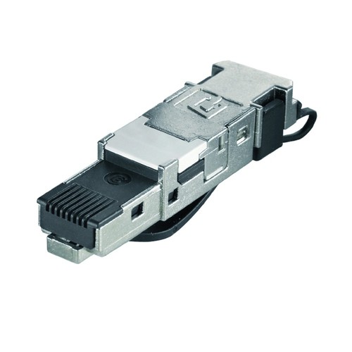 1132060000 WEIDMÜLLER IE-PS-RJ45-FH-BK-P Kommunikationskompone Produktbild Front View L