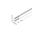 506804 NIEDAX LLK 16.030 verzinkt Stahlblechkanal 16x30mm Produktbild