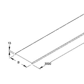 260508 Niedax Deckel f. Kabelrinne RD200 Produktbild