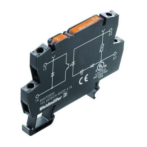 1275100000 WEIDMÜLLER TOS 24VDC/24VDC 4A Optoelektronischer Sensor Produktbild Front View L