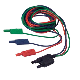 P01295398 CHAUVIN ARNOUX Messleitung 3-pol. mit 4mm Stecker Produktbild