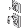 28944 Schneider E. Drehantrieb rot seitlich m. Türkupplung Produktbild