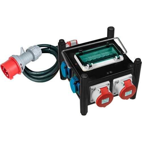 1153668 Brennestuhl Stromverteiler IP44 BSV3/32  2xCEE16A/1xCEE32A,4xSSD ohne FI Produktbild Front View L