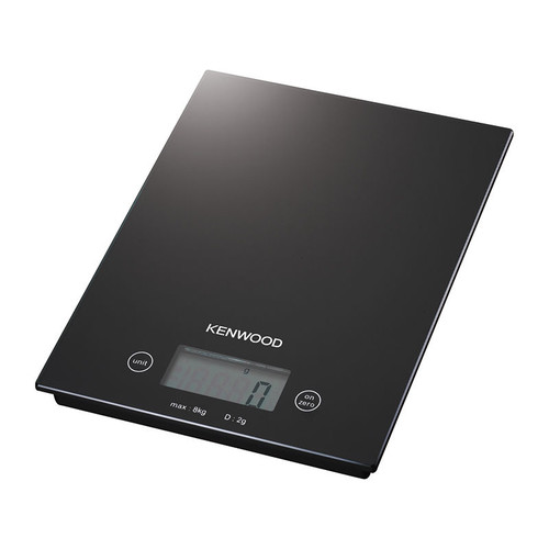 0WDS400001 Kenwood DS400 Digitale Küchenwaage 8kg Schwarz Produktbild Front View L