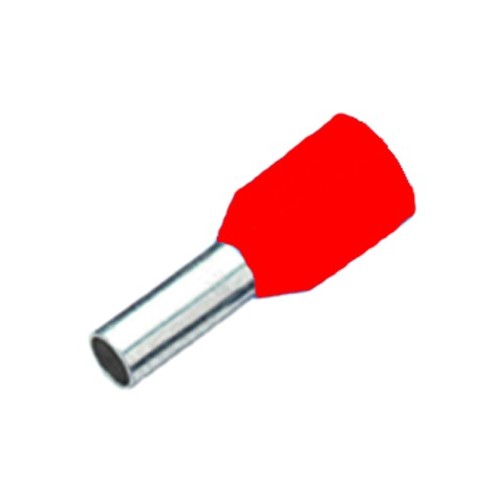 161749 Eltropa Aderendhülse mit Isolation, 10qmm, L12mm, rot Produktbild Front View L