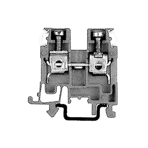 0697180000 WEIDMÜLLER AKZ 2.5 BL Durchgangs-Reihenklemme Produktbild Front View L