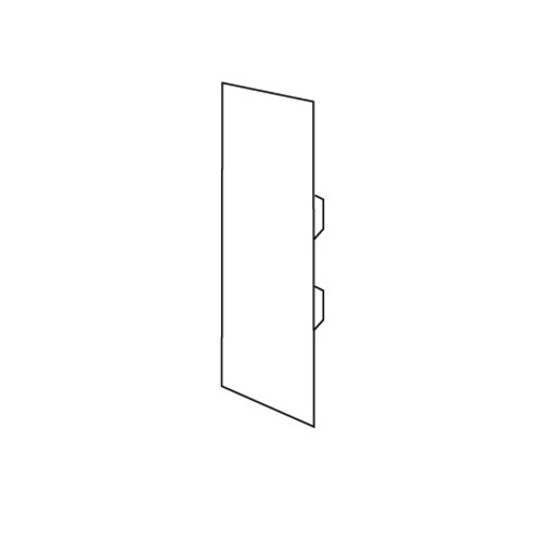 052831 Niedax BE1308.3 Endstück 133X66mm Produktbild Front View L