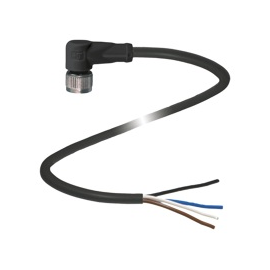 217482 Pepperl+Fuchs V1-W-BK5M-PUR-U Kabeldose M12 4pol. PUR-Kabel Länge 5m Produktbild