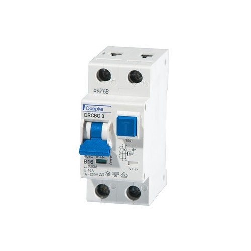 DRCBO3 Doepke B16/0,03/1N-A FI-/LS-Kombination, 1+N-polig, 16 A, 0.0 Produktbild Front View L