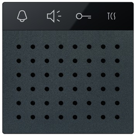 AMI11110-0057 TCS Bus Sprechenmodul schwarz eloxiert Produktbild