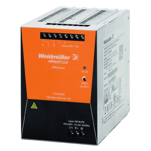 1478190000 Weidmüller PRO MAX3 480W 24V 20A Wechselstromversorgung Produktbild Front View L