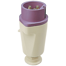 10216 WALTHER NORVO Stecker 16A 2P 42V 10h IP44 mit Trompetenverschraubung Produktbild