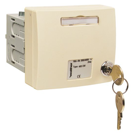 403RW WALTHER MONDO Kanaleinbaudose 16A 5P 400V 6h IP44 für Kunststoffkanal RAL Produktbild front M