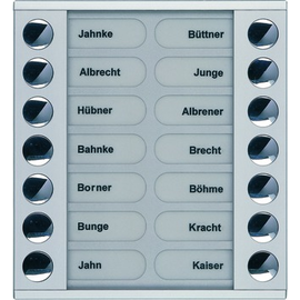 PET14-EN/04 Tcs Klingeltastenerweiterung 14 Tasten 2-spaltig Produktbild