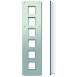 ZAU2006-0030 Tcs Unterputzmontageset m. 6 Ausschnitten 1-spaltig Edelstahl Produktbild front M