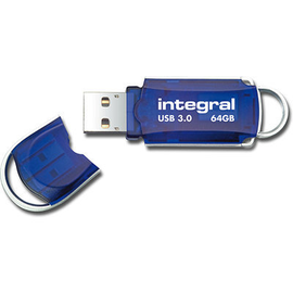 2.88.446.05233 Integral USB Stick Courier 3.0 64GB bl Produktbild