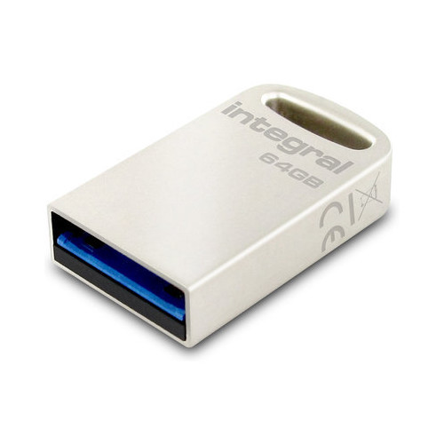 2.88.446.05243 Integral USB StickFusion 3.0 64GB sb Produktbild Front View L