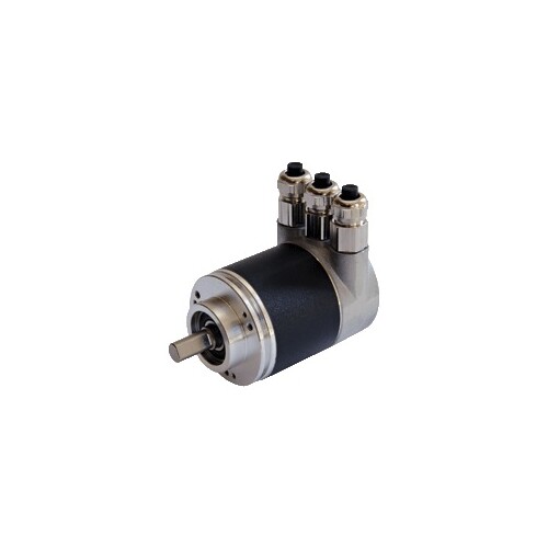 514803 Pepperl PVM58N-011AGR0BN-1213 Absolutwert-Drehgeber PROFIBUS-DP Class2 Produktbild Front View L
