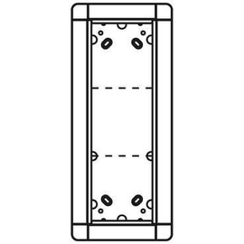 1881370 Ritto Portier Rahmen UP 3fach weiß Produktbild