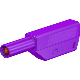 22.2657-26 Multi Contact SLS425-SE/Q/N 4 mm Einzelstecker komplett violett Produktbild
