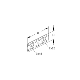 258604 Niedax RVV 50 Universalverbinder 44x135mm Verbinder für RSV Produktbild