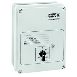 1950 HELIOS Trafo Drehzahlsteller MWS7,5 1ph 230V 7,5A 5-Stufen Motorvollschutz Produktbild front M