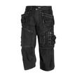 150113109900 C48 Blakläder Bundhose Pirat X1500 Schwarz Produktbild front S