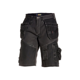 1502 1310 9900 C48 Blakläder Handwerker Shorts X1500 Schwarz Produktbild front M