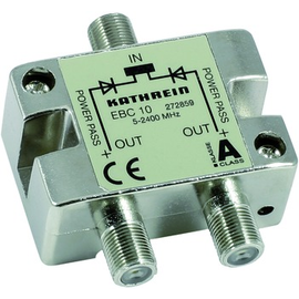 272859 Kathrein EBC 10 2fach F Verteiler 5 2400 MHz, Schirmklasse A, Anschluss f Produktbild